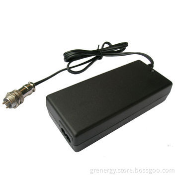 Battery Charger, 25.2V/2A 21.6V 6S Lithium-ion Battery Pack, 100-240V AC Input, 50/60Hz Frequency